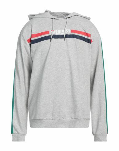 Fila Man Sweatshirt Light grey Cotton, Elastane Cover