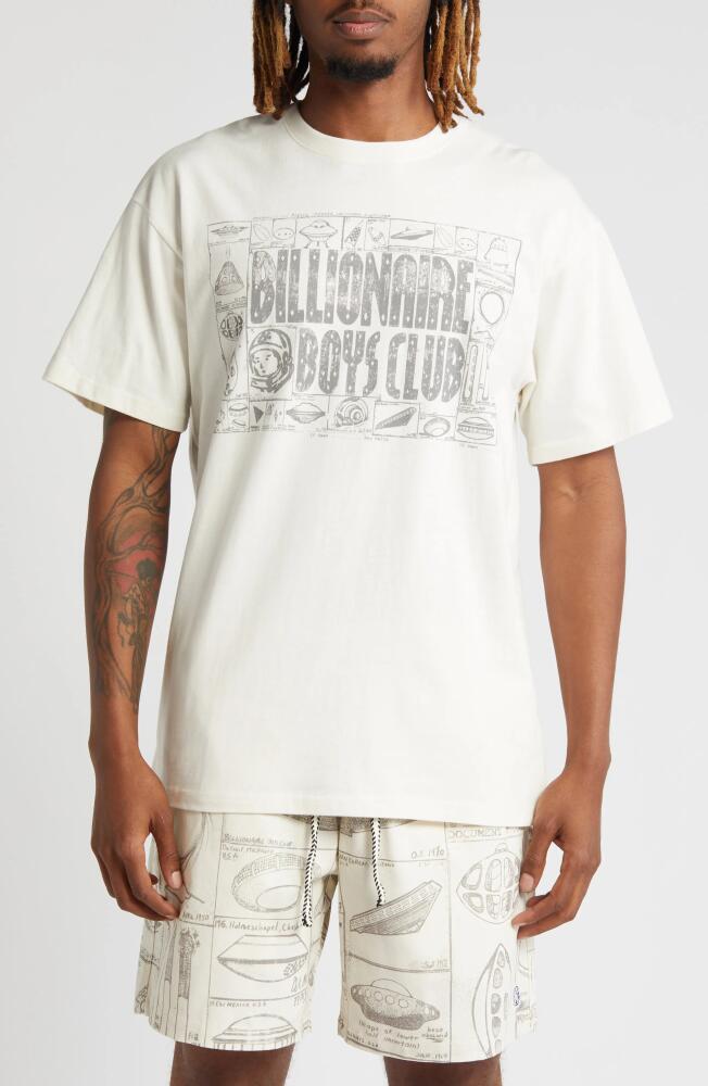 Billionaire Boys Club Schematic Graphic T-Shirt in Gardenia Cover