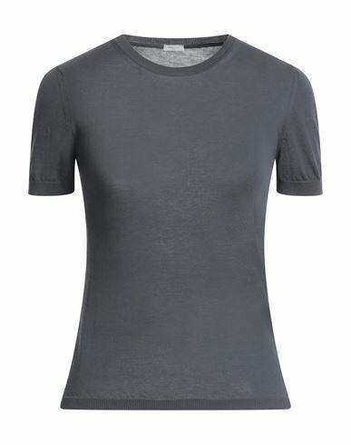 Malo Woman Sweater Steel grey Cotton Cover