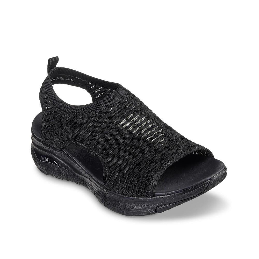 Skechers Cali Arch Fit Sheer Catch Sandal | Women's | Black Cover