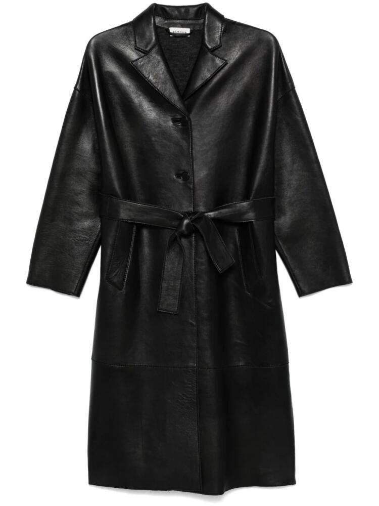 P.A.R.O.S.H. leather trench coat - Black Cover