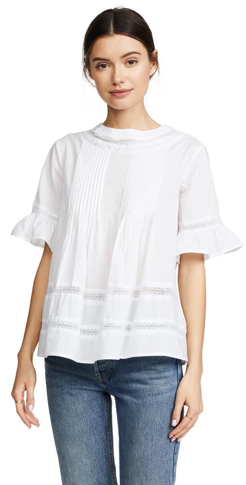 English Factory Lace Blouse Off White Cover