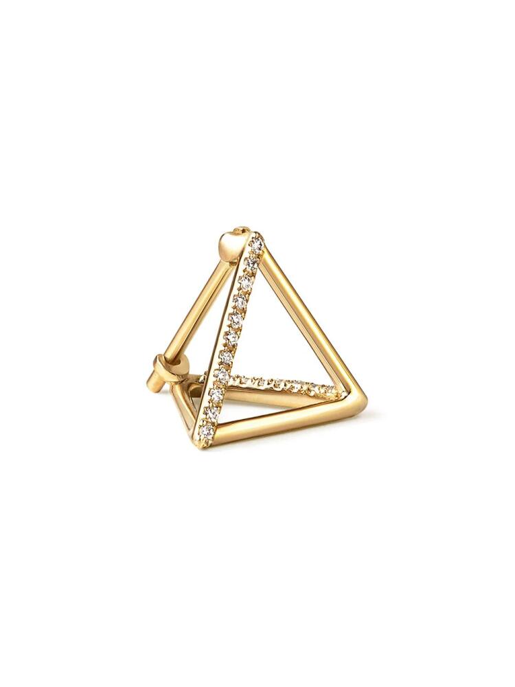 Shihara Diamond Triangle Earring 10 (02) - Metallic Cover