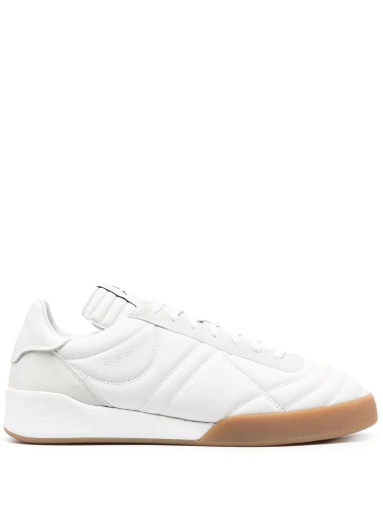 Courrèges low-top leather sneakers - White Cover