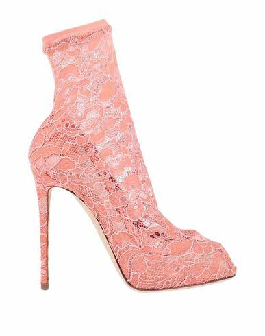 Dolce & gabbana Woman Ankle boots Pastel pink Textile fibers Cover