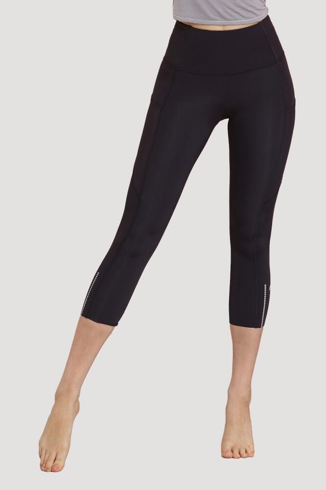 Rebody Active Energy Reflective Silkiflex Legging 21.5" in Midnight Black Cover