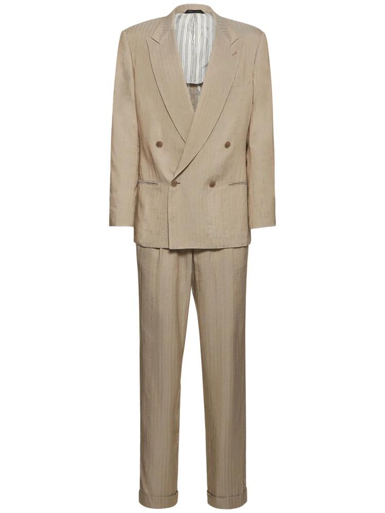 GIORGIO ARMANI Heritage Viscose Blend Suit Cover