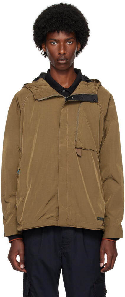 PS by Paul Smith Khaki Hooded Jacket Cover