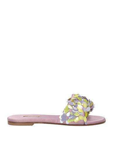 Pucci Woman Sandals Light purple Textile fibers Cover