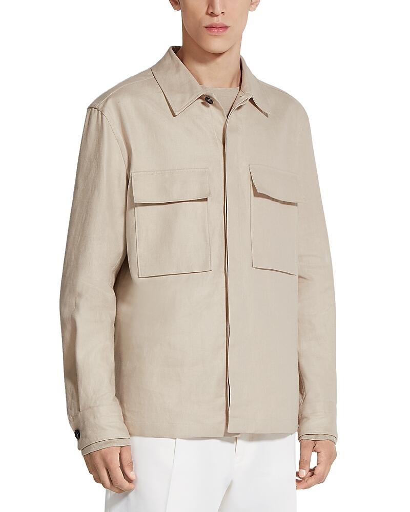 Zegna Oasi Lino Overshirt Cover