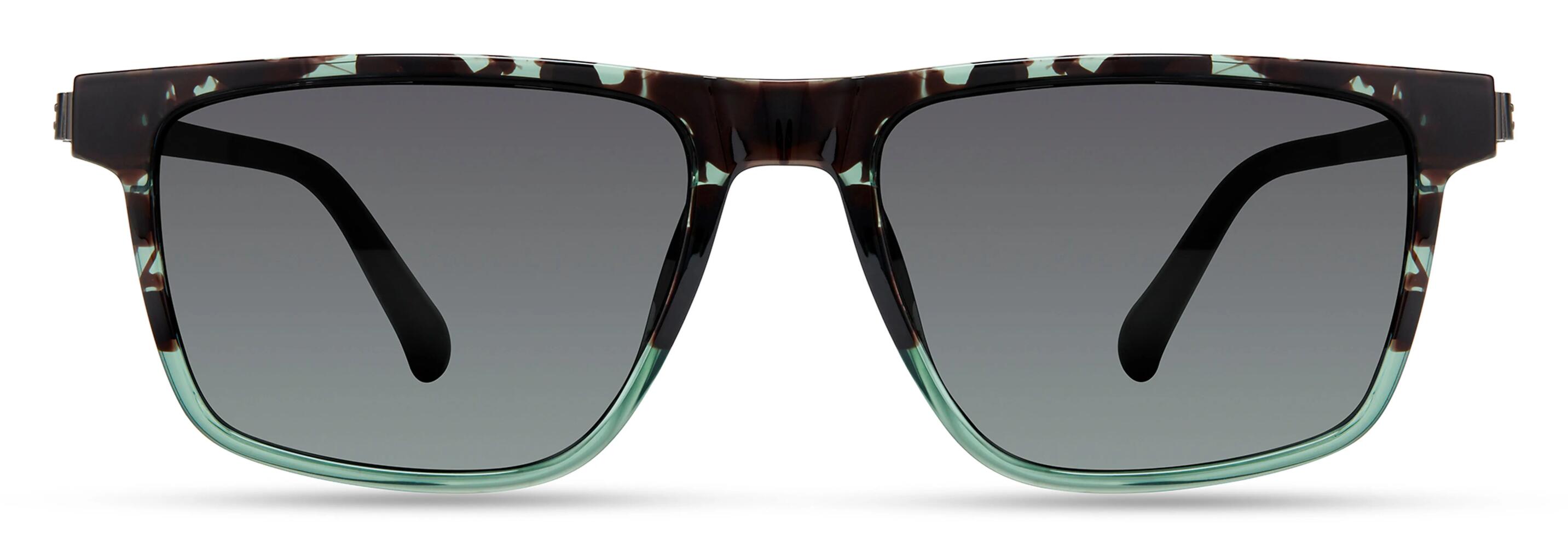 Eco Oak Sunglasses in Green Tortoise Gradient Cover