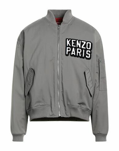 Kenzo Man Jacket Grey Polyester, Polyamide, Acrylic, Cotton, Elastane Cover