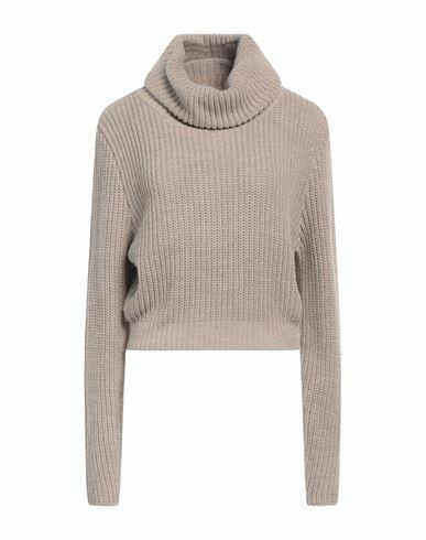 Hinnominate Woman Turtleneck Beige Acrylic, Polyester Cover