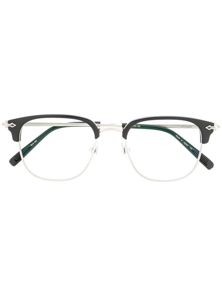 Matsuda horn-rimmed glasses - Black Cover