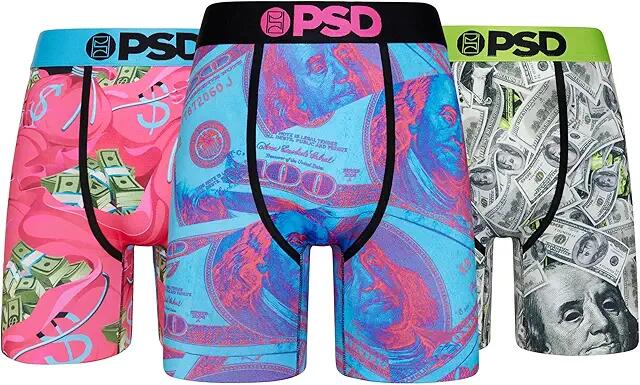 PSD Pop Money 3-Pack (Multicolor) Men's Underwear Cover