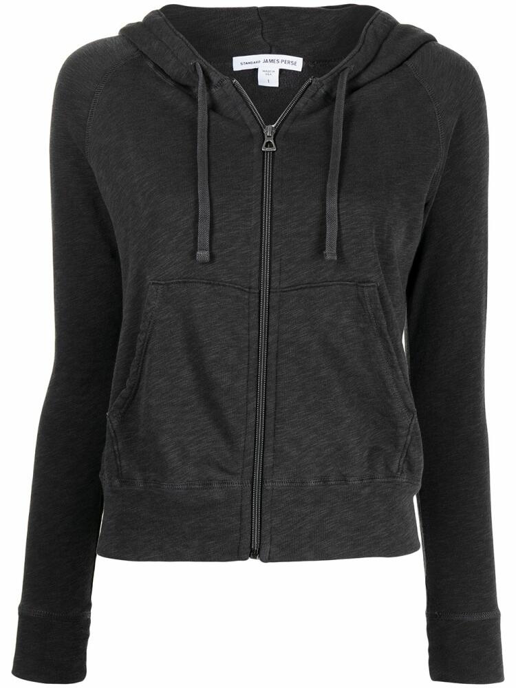 James Perse fleece drawstring hoodie - Grey Cover