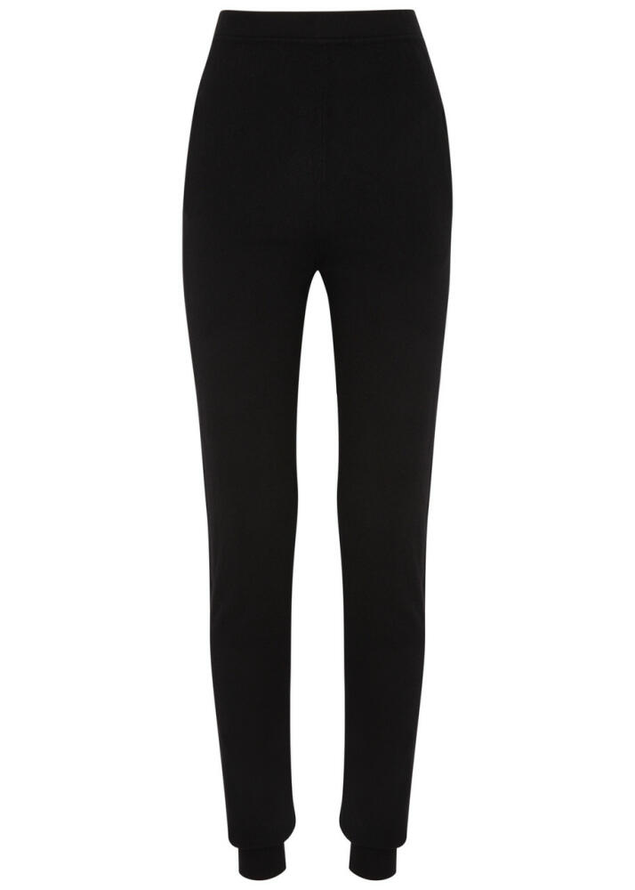 Saint Laurent Cashmere Sweatpants - Black Cover