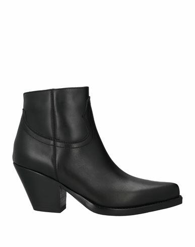 Sonora Woman Ankle boots Black Leather Cover