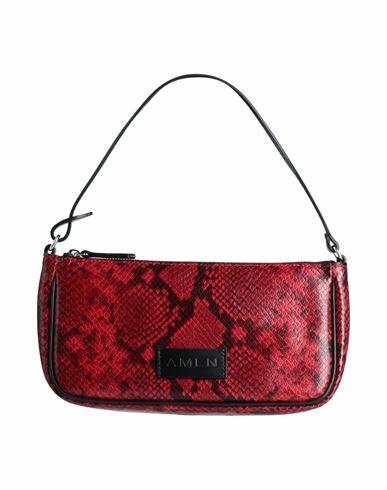 Amen Woman Handbag Red Soft Leather Cover