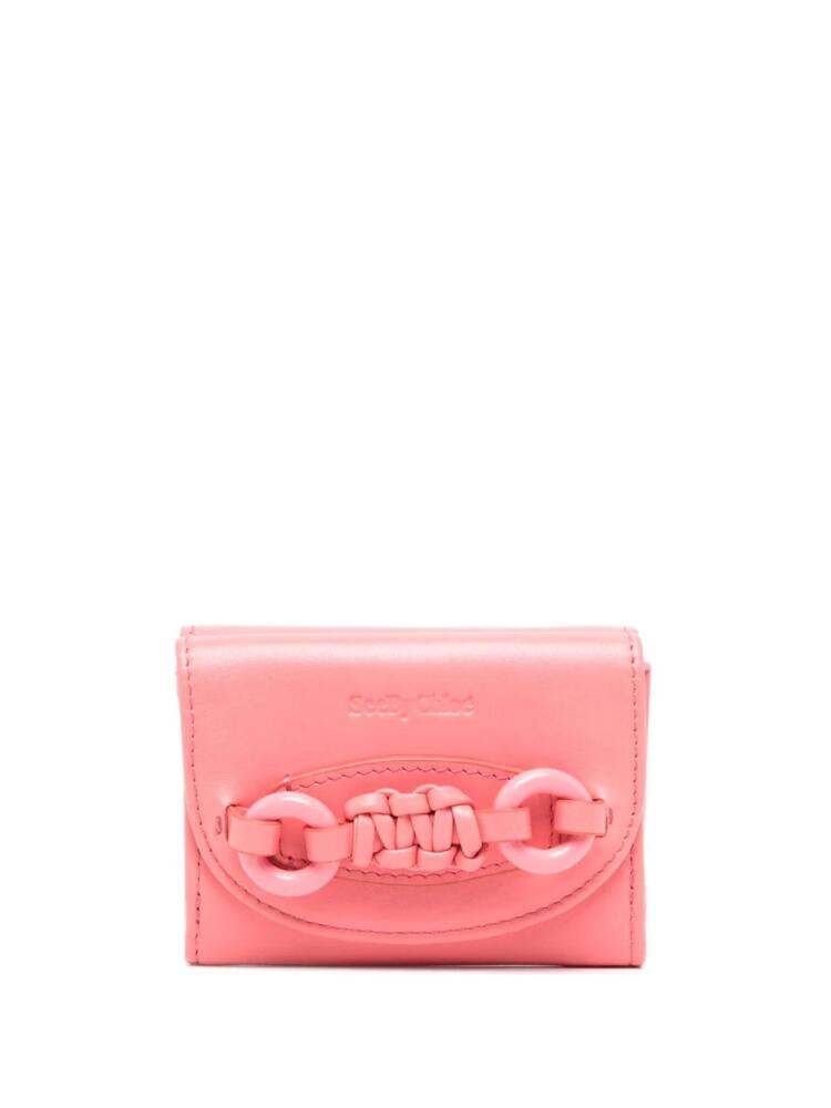 See by Chloé Saddie tri-fold wallet - Pink Cover