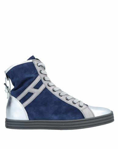 Hogan Rebel Woman Sneakers Blue Soft Leather Cover