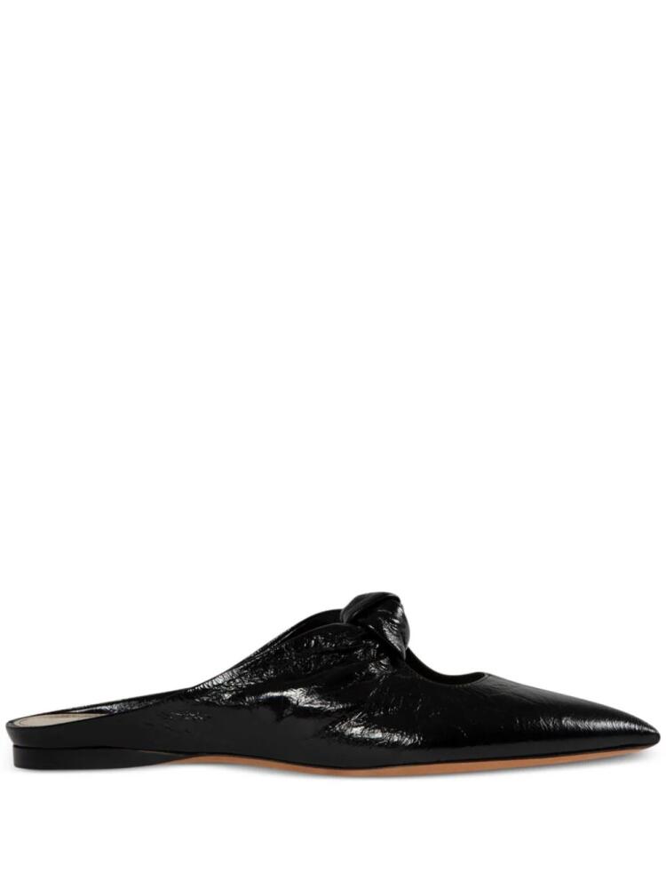 KHAITE The Rowan leather mules - Black Cover