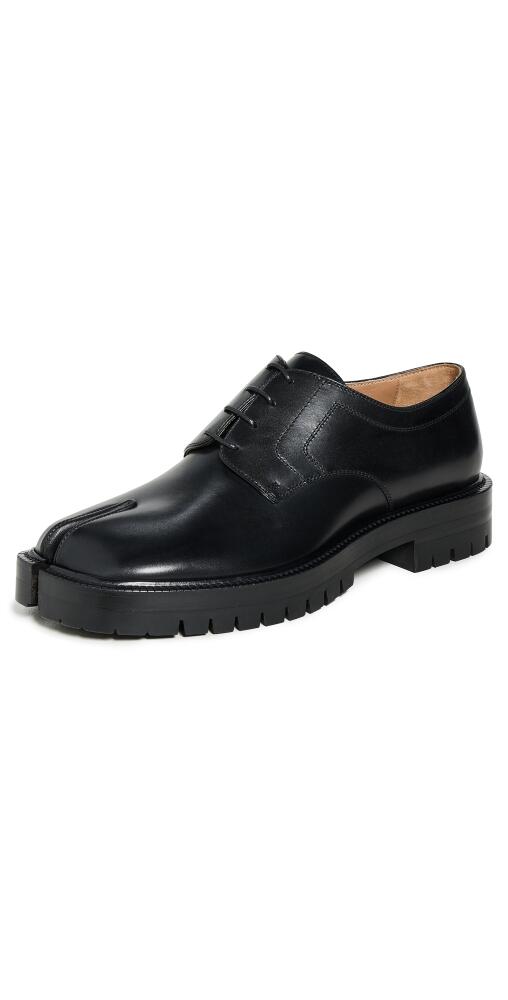 Maison Margiela Tabi County Lace-Up Shoes Black Cover