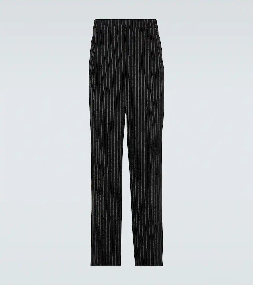 Ami Paris Pinstripe wool straight pants Cover