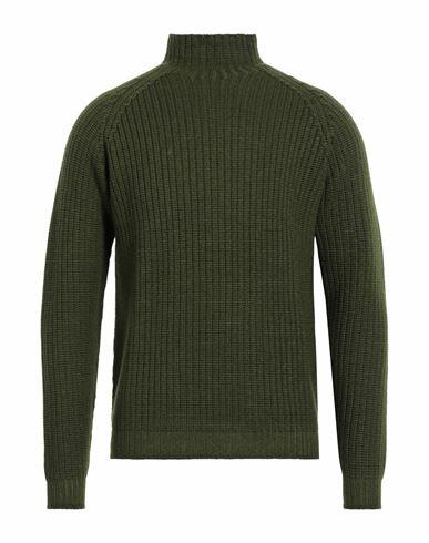 Filippo De Laurentiis Man Turtleneck Green Merino Wool Cover