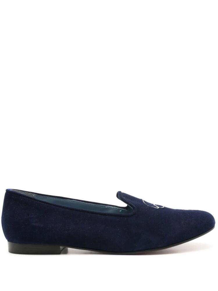 Blue Bird Shoes Face To Face suede loafers - Black Cover