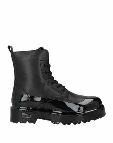 Cult Man Ankle boots Black Leather Cover