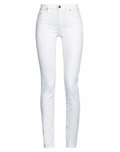 Tramarossa Woman Jeans White Cotton, Polyester, Elastane Cover