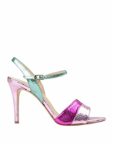 L'arianna Woman Sandals Pink Soft Leather Cover