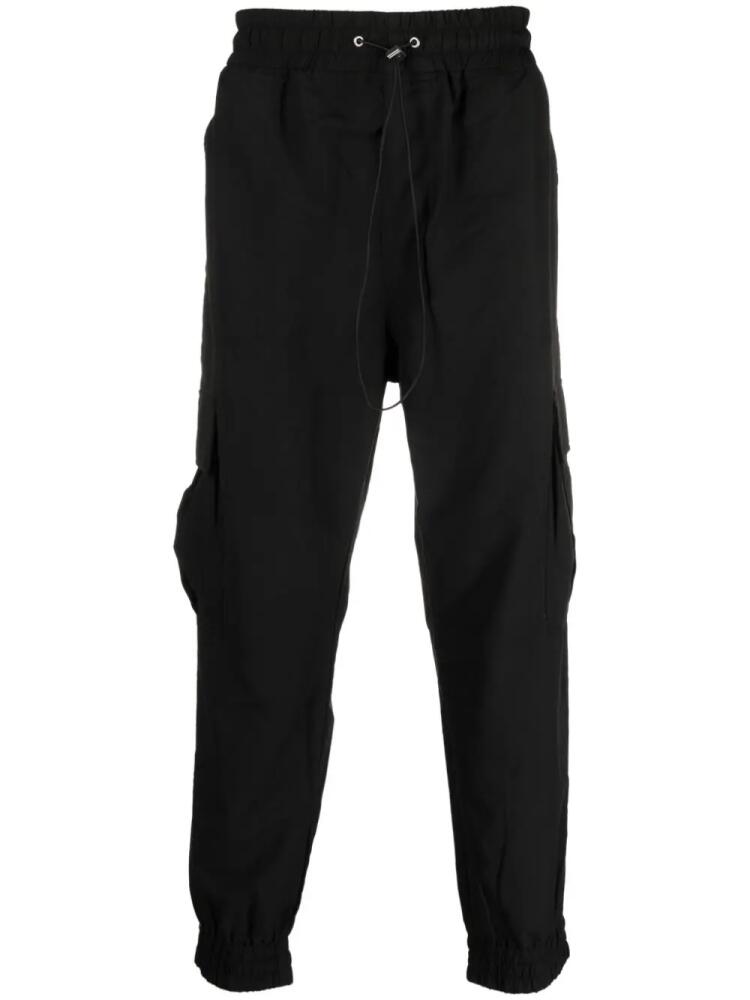 BLUE SKY INN cargo-pockets drawstring-waistband track pants - Black Cover