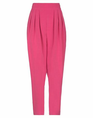 Actualee Woman Pants Fuchsia Polyester, Elastane Cover