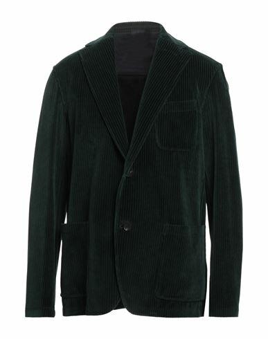 Altea Man Blazer Dark green Cotton Cover