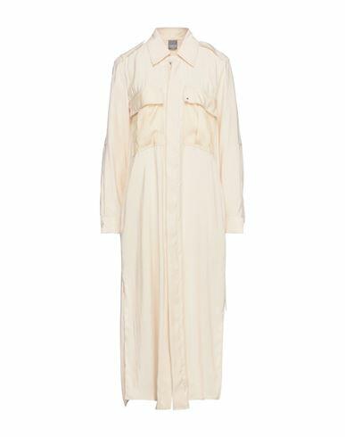 Lorena Antoniazzi Woman Maxi dress Ivory Viscose, Polyester Cover