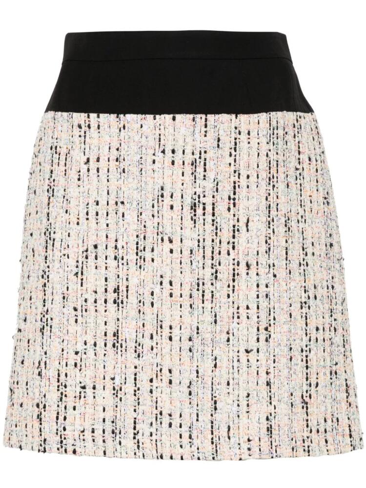 Alexander McQueen Hybrid Tweed mini skirt - Neutrals Cover