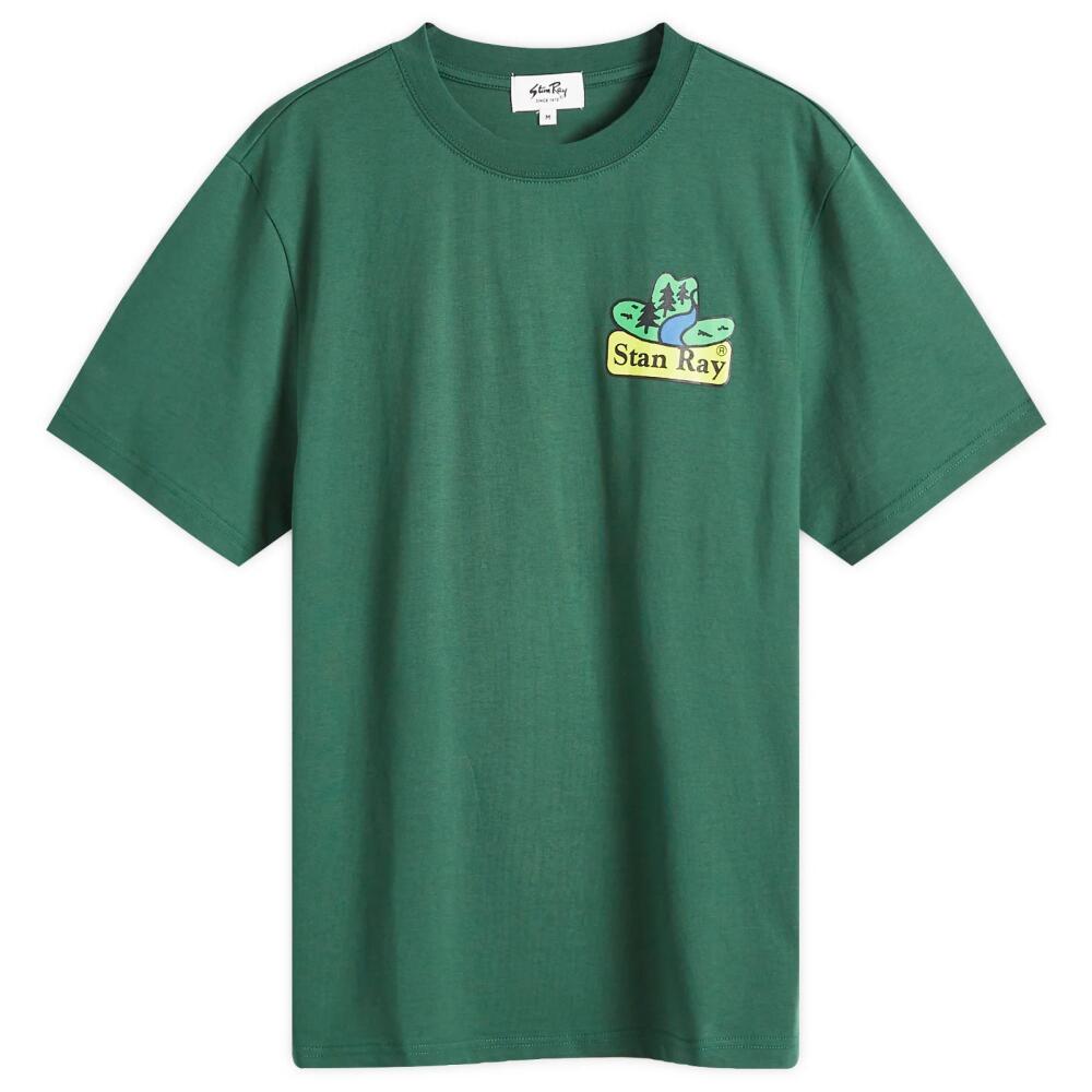 Stan Ray Men's Tejas Stack T-Shirt in Racing Green Cover