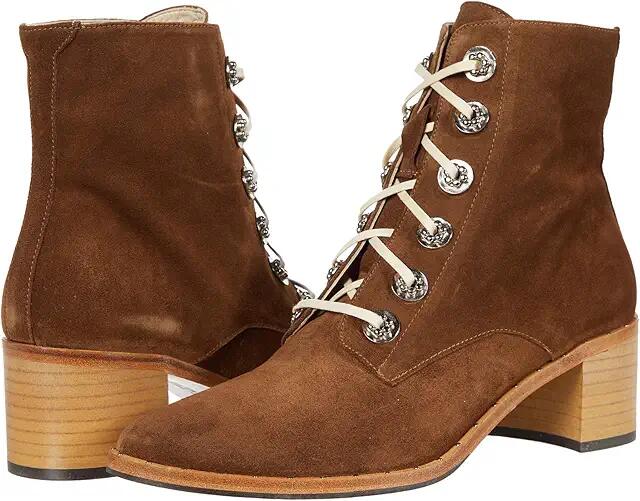 FREDA SALVADOR Ace HW (Brown Suede/Hardware) Women's Boots Cover