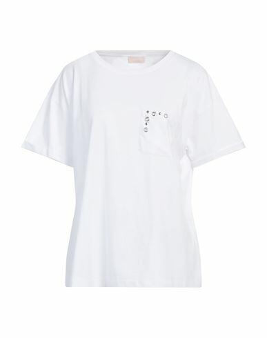 Liu ·jo Woman T-shirt White Cotton Cover