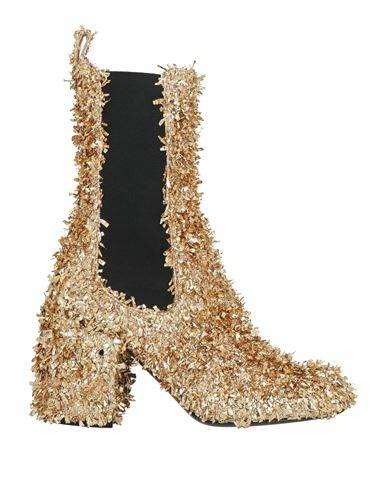 Laurence Dacade Woman Ankle boots Gold Textile fibers Cover