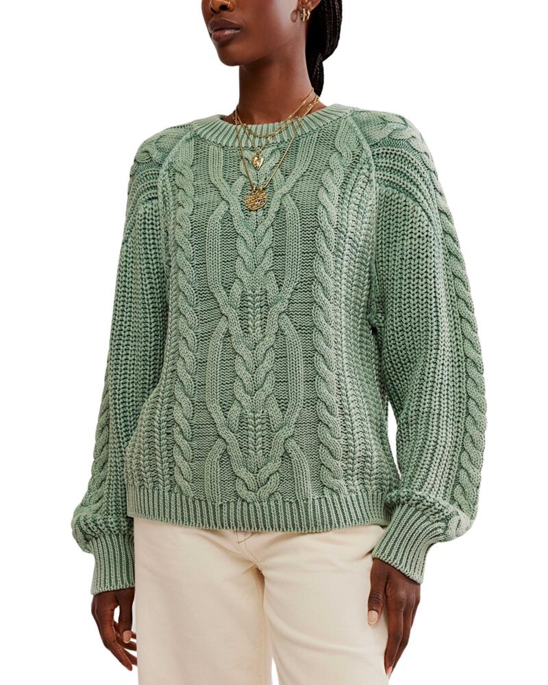 Free People Frankie Cable Sweater Cover