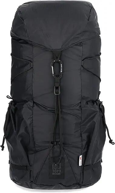 Topo Designs 16 L TopoLite Cinch Pack (Black) Backpack Bags Cover