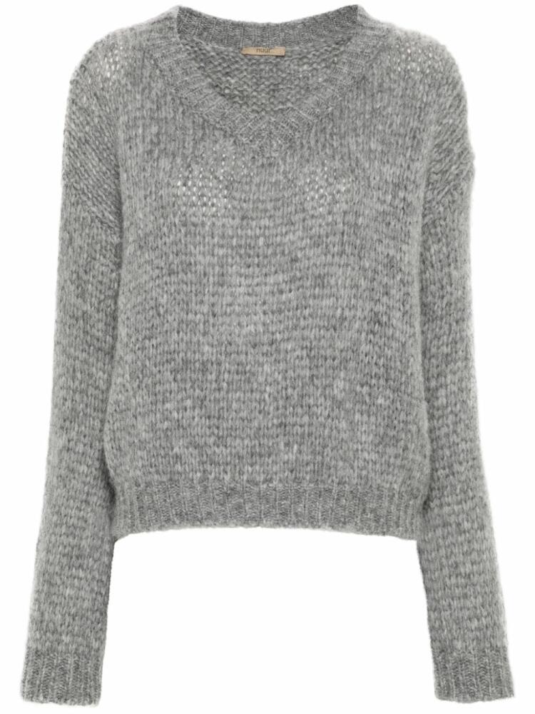 Nuur chunky-knit sweater - Grey Cover