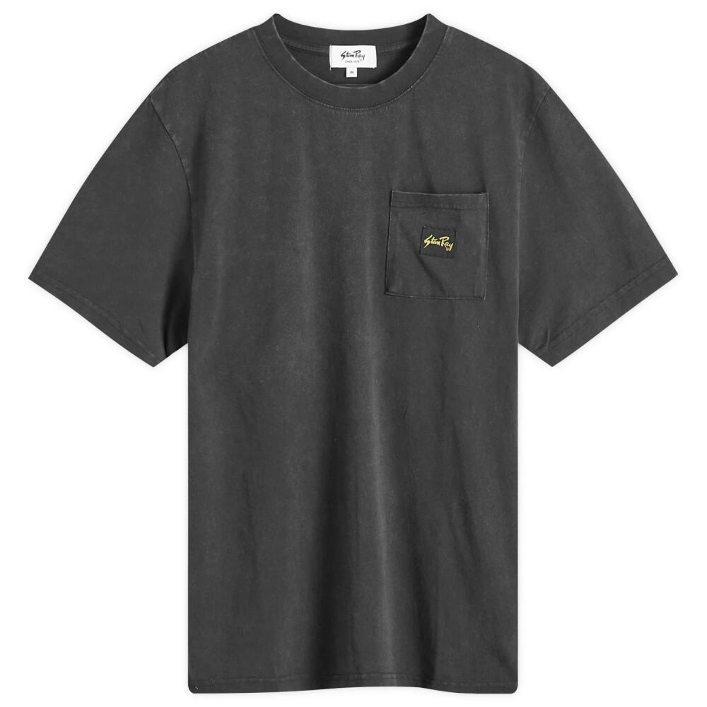 Stan Ray Men's Patch Logo Pocket T-Shirt in Washed Black Cover