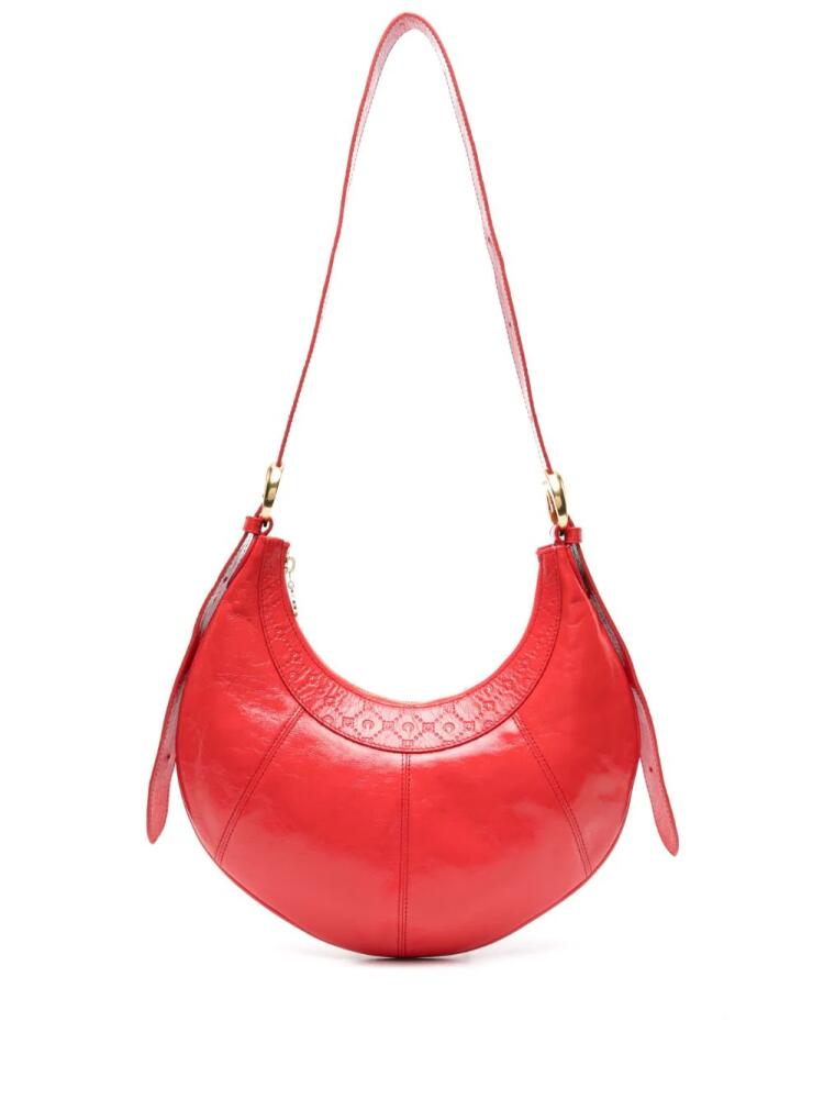 Marine Serre Eclips leather crossbody bag - Red Cover