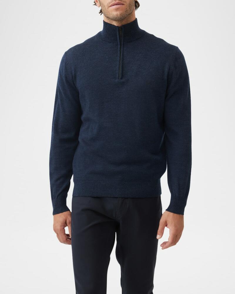 Rodd & Gunn Men's Calderwell Wool Quarter-Zip Sweater Cover