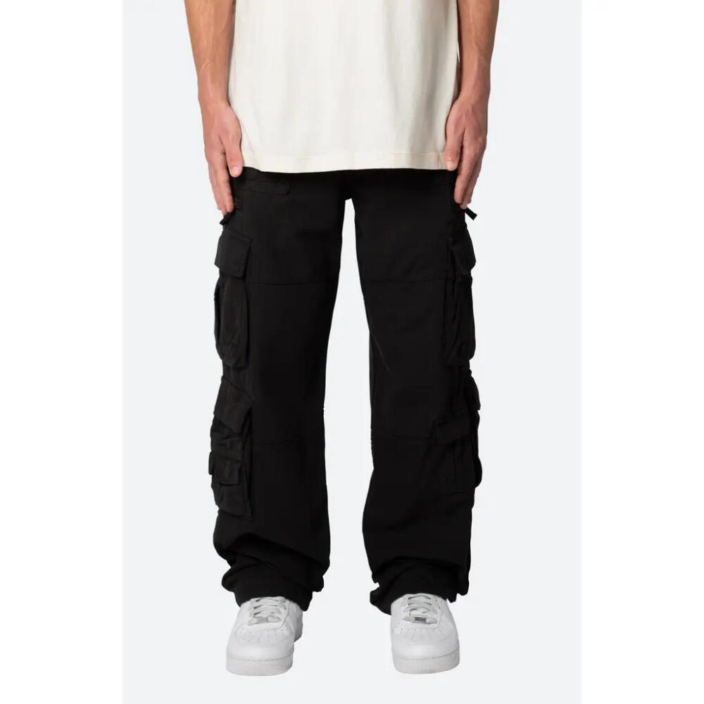 mnml Military Cargo Pants in Black Cover