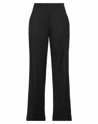 Nora Barth Woman Pants Black Polyester, Viscose, Elastane Cover